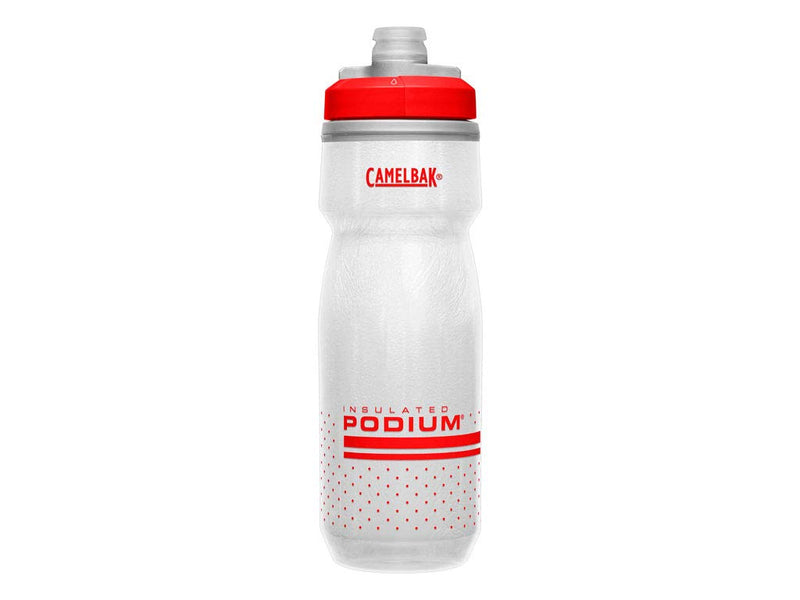 CamelBak Podium Chill Insulated Bike Water Bottle 21 Oz Fiery Red/White - BeesActive Australia