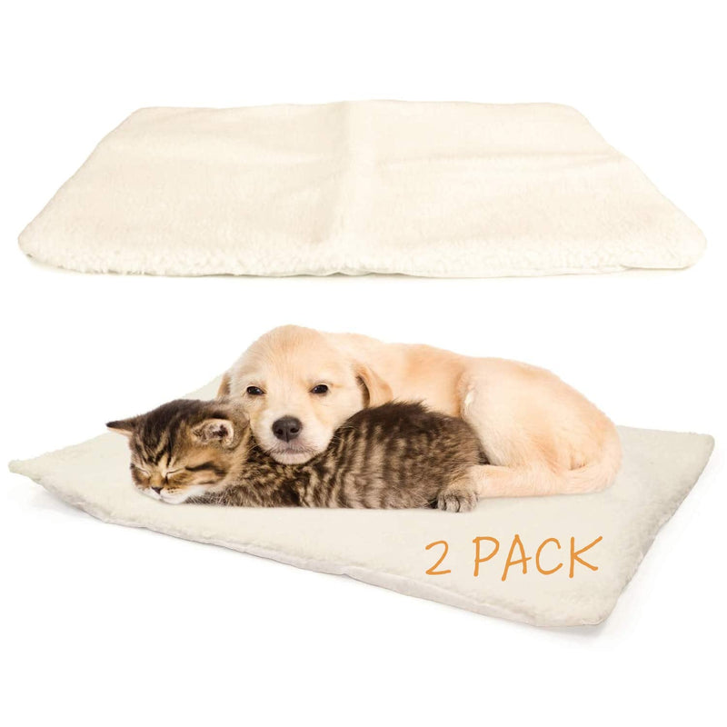 PARTYSAVING PET Bed 1PACK or 2PACK Self Heating Snooze Pad Pet Bed Mat for Pets Cats Dogs and Kittens for Travel or Home, White, Medium, APL1344, APL2255 - BeesActive Australia
