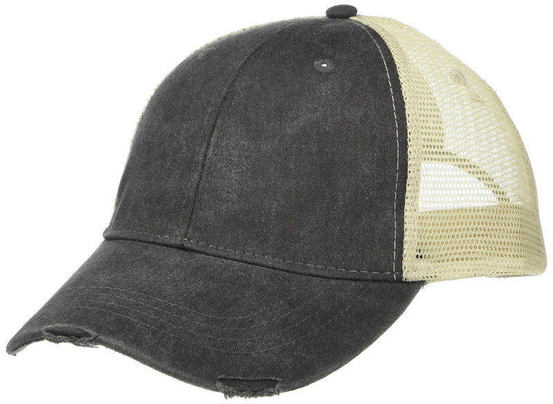 Marky G Apparel Distressed Ollie Cap (2 Pack) One Size Black/ Tan - BeesActive Australia