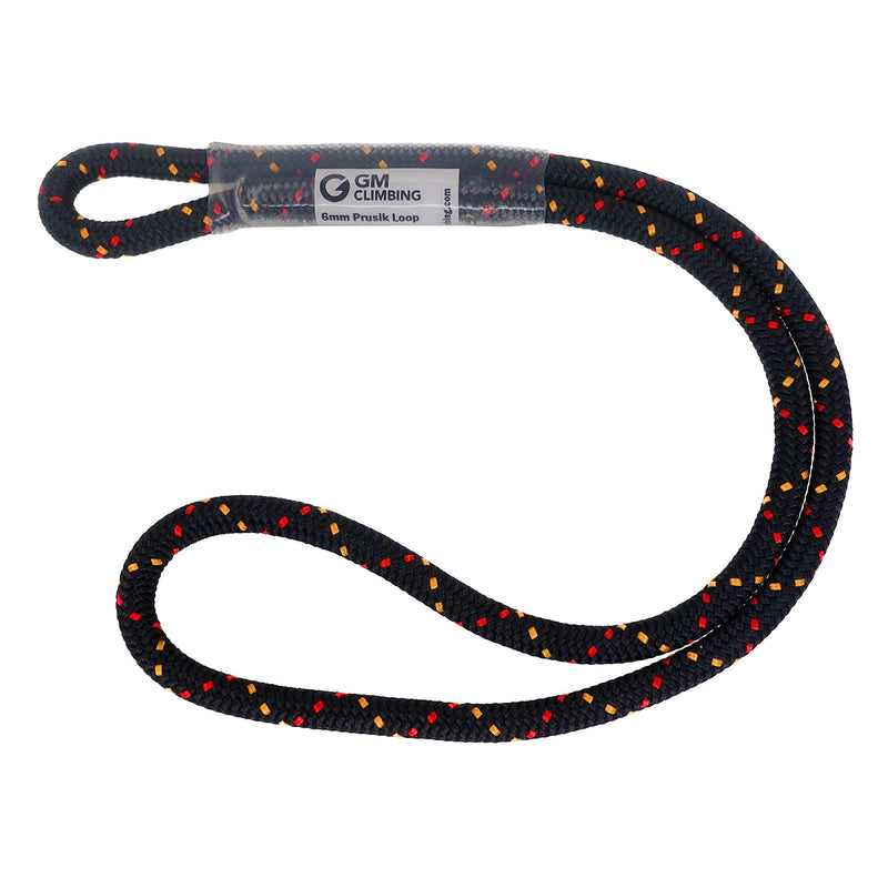 GM CLIMBING 6mm Prusik Cord Pre-Sewn 12in Prusik Loop for Climbing Arborist Rescue Mountaineering General Outdoor Use - BeesActive Australia