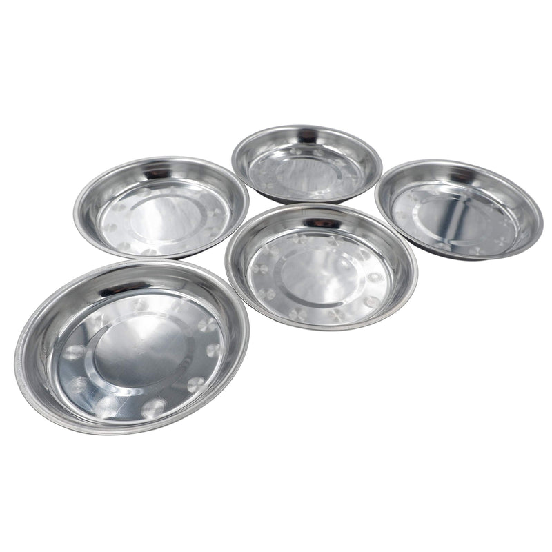 Forest Guys Dog Bowls Cat Bowls Stainless Steel Bowls Stainless Steel Dish 5-Pack - BeesActive Australia