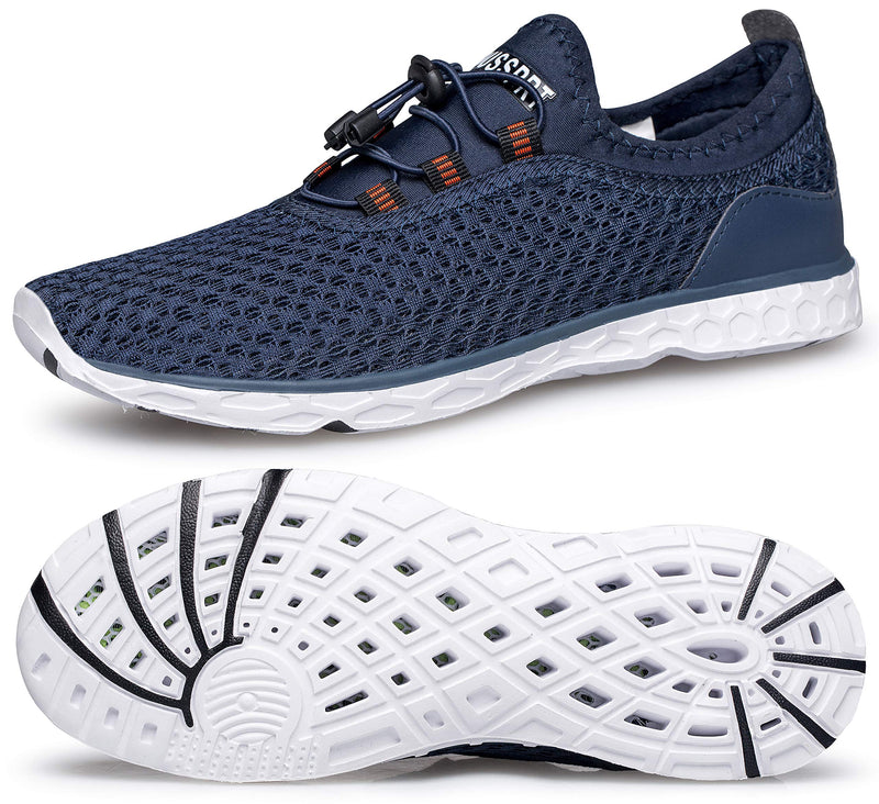 DOUSSPRT Women's Water Shoes Quick Drying Sports Aqua Shoes 8 Blue 3 - BeesActive Australia