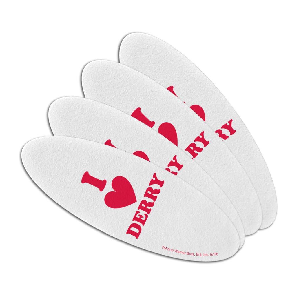 IT: Chapter 2 I Love Derry Double-Sided Oval Nail File Emery Board Set 4 Pack - BeesActive Australia