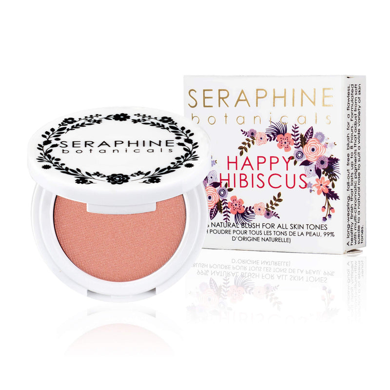 Seraphine Botanicals Happy Hibiscus - 99% Natural Blush For All Skin Tones - BeesActive Australia