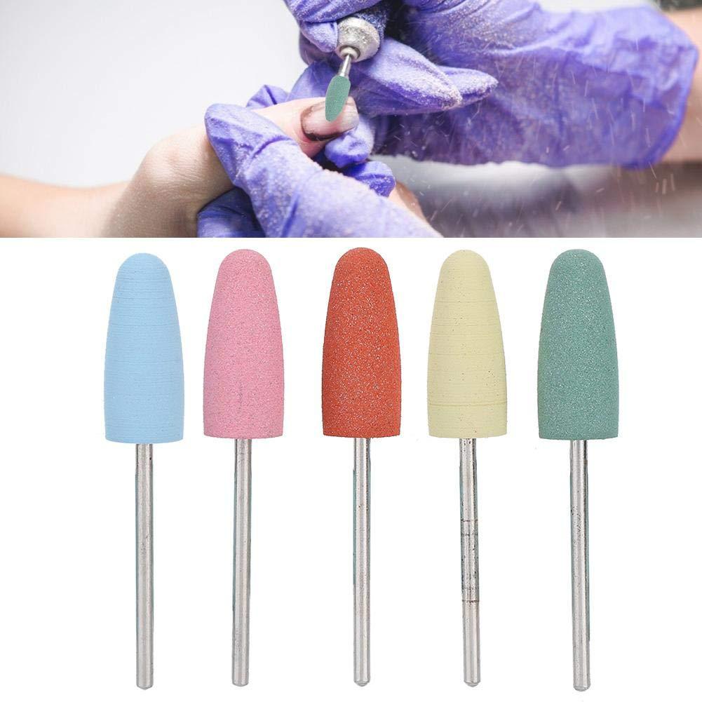 Nail Drill Bits, 5pcs / set Rubber Nail Drill Bits Manicure Pedicure Nail Polishing Burr Accessory (171) 171 - BeesActive Australia