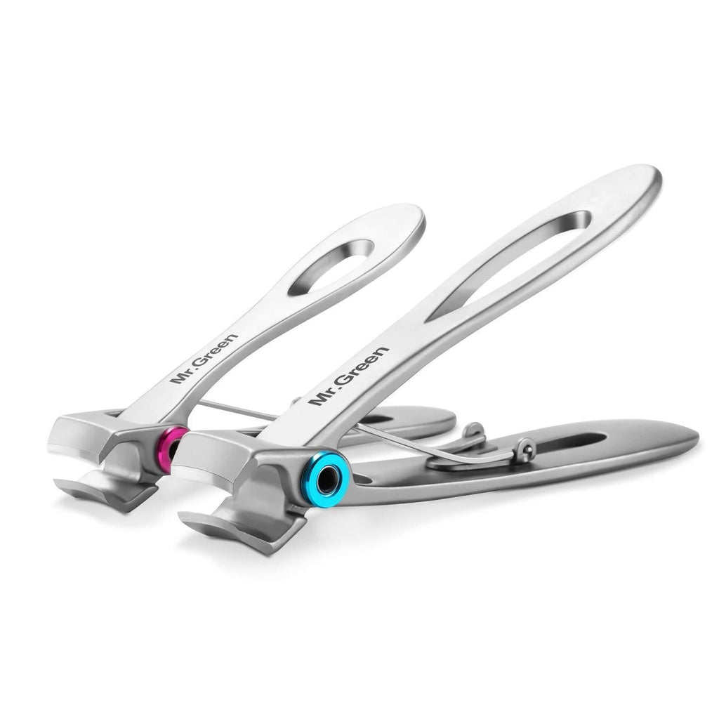 MR.GREEN Nail Clippers, Ultra Wide Jaw Opening Toenail Clipper for Thick Nails Heavy Duty Stainless Steel Fingernail Clippers for Seniors (Mr-1224plus) Mr-1224plus - BeesActive Australia