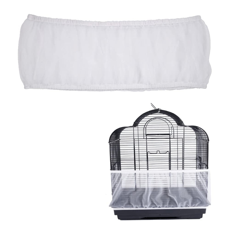 Pssopp Bird Cage Cover Durable Breathable Washable Mesh Seed Catcher Seed Catcher Guard Net Cover Large Size Bird Cage Good Night Cover (4 Colors) #3 - BeesActive Australia