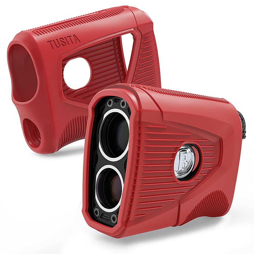 TUSITA Case Compatible with Bushnell Pro XE - Silicone Protective Cover - Golf Laser Rangefinder GPS Accessories Red - BeesActive Australia