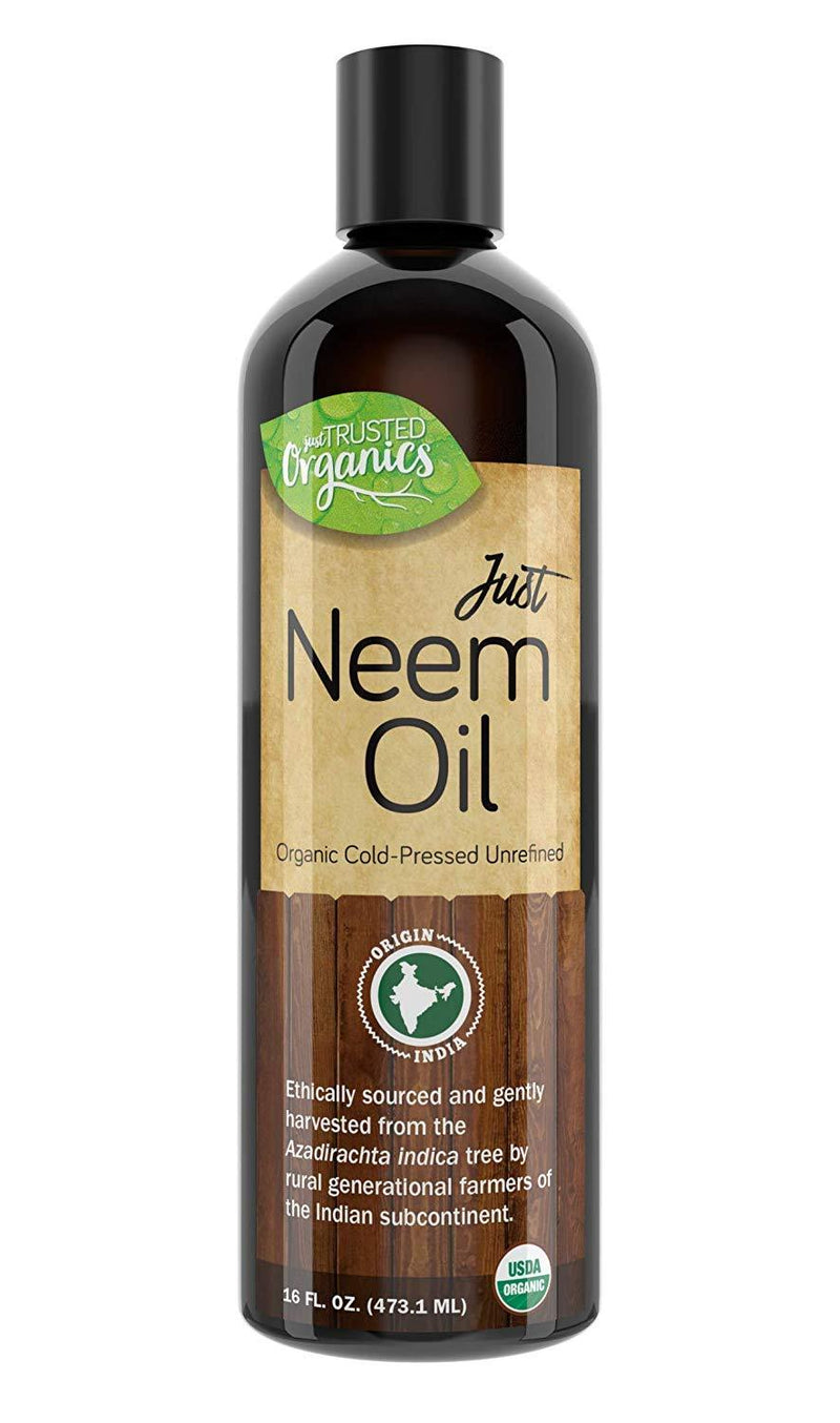 Trusted Organics - Organic Neem Oil Cold-Pressed | All Natural Remedy For Daily Skin And Hair Care Treatment | Promotes Shiny Lush Hair And Flawlessly Radiant Skin | Safe Product For Pets (16 fl.oz) - BeesActive Australia