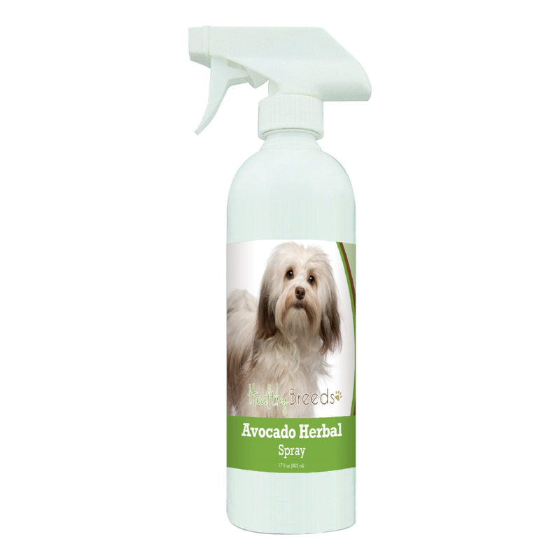 Healthy Breeds Avocado Herbal Dry Shampoo Spray the anti inflammatory properties hydrate cool and soothe damage coat and skin. Relief from dry skin flea bites and other skin irritations 17oz Havanese - BeesActive Australia