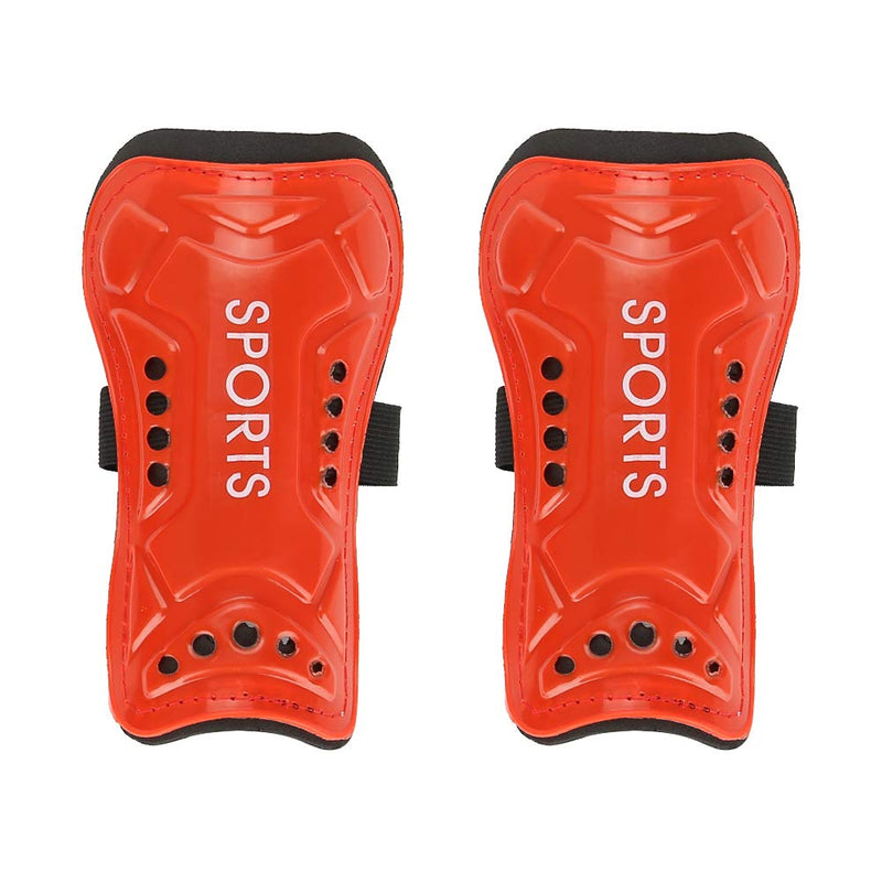 Soccer Shin Guards - A Pair Child Football Shin Pads,Child Soccer Shin Guards Soccer Shin Guards Leg Guards Sport Safety Protector For Shin Guards With Adjustable Strap(Red) Red - BeesActive Australia