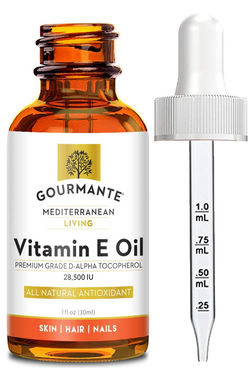 100% Natural Vitamin E Oil - For Skin, Hair and Nail Health - Nourishing Pure Vitamin E Oil For Skin - No Synthetic Ingredients, GMOs or Parabens - Cruelty Free Vitamin E Oil For Lip Gloss - 28,500 IU - BeesActive Australia