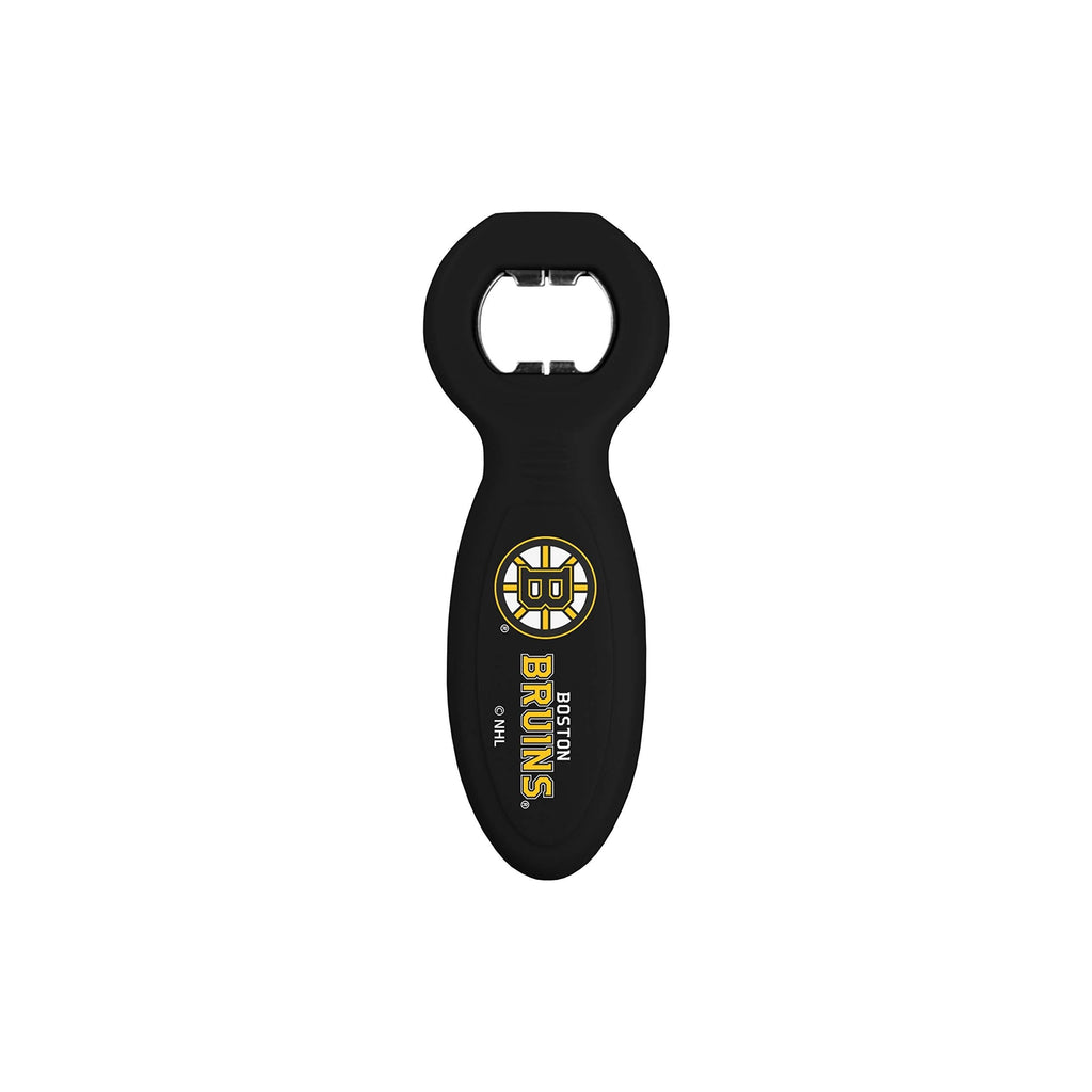 NHL Talking Bottle Opener - Musical Bottler Opener - Features Team Rally Sayings - Ideal Gift for The Loyal Sports Fan Boston Bruins 5.5" x 2" x .75" Black - BeesActive Australia