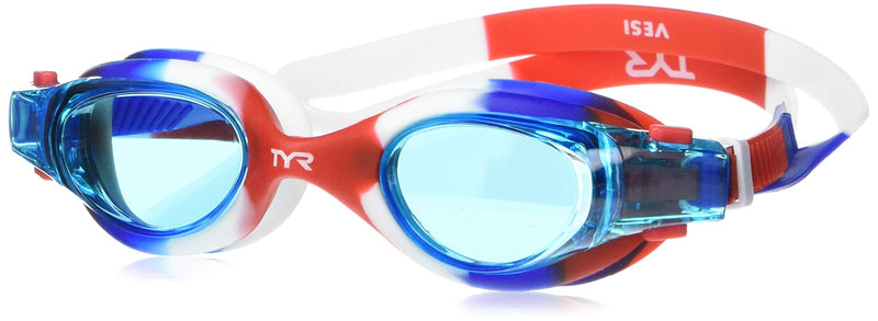 TYR Kids' Vesi Tie Dye Youth Fit Blue Red White One Size - BeesActive Australia