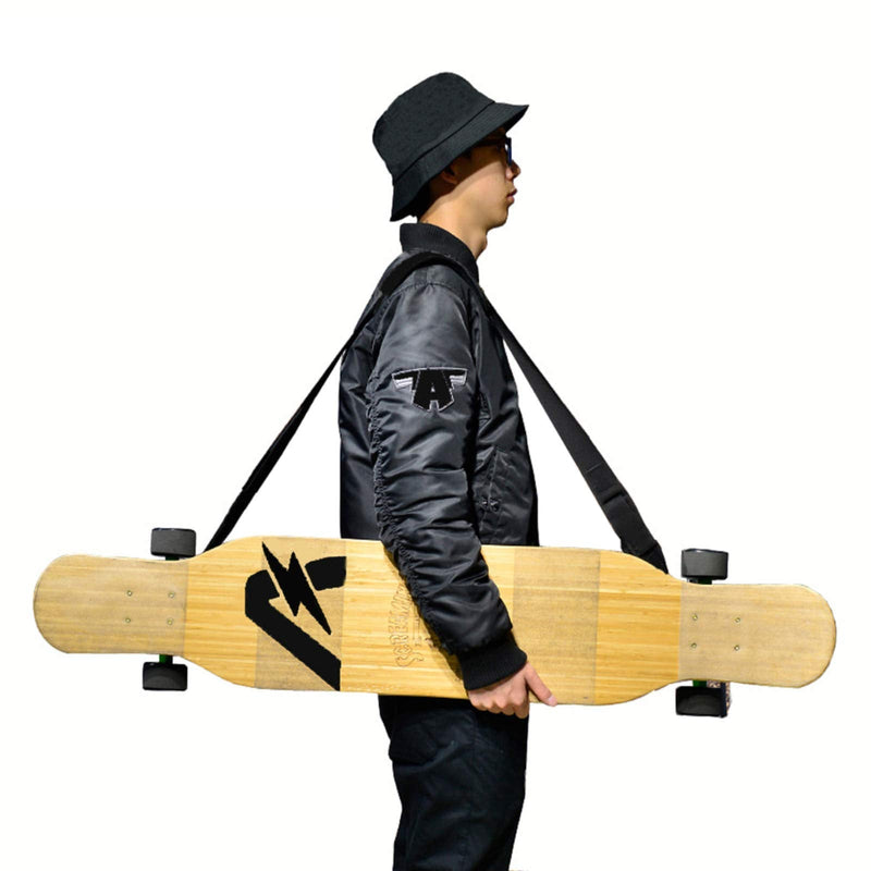 YS Sport Longboard Skateboard Sling Shoulder Carrier Backpack Shoulder Carry Strap - BeesActive Australia