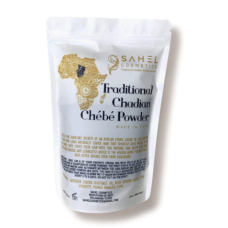 Uhuru Naturals Sahel Cosmetics Chebe Powder (100 Grams) - All-Natural Ingredients Promotes Hair Growth Helps Prevent Breakage Formulated for Kinky Hair Available in 4 Sizes 100 Gram (Single Pouch) - BeesActive Australia