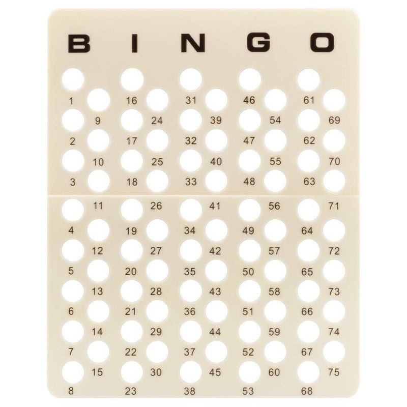 [AUSTRALIA] - GSE Games & Sports Expert Bingo Master Board for 1.5" Ping Pong Bingo Balls 