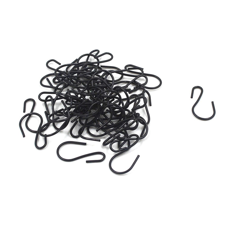 T Tulead Mini Hanging Hooks Iron Hooks Hanger 26×15mm/1"×0.6" Mini S Hooks Pack of 40 for Hanging Pot,Plants,Jewelry 1 Inch - BeesActive Australia