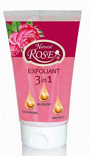 Rose Oil Face Exfoliator, 3 in1 formula, Cleansing, Protect, Recovery - BeesActive Australia