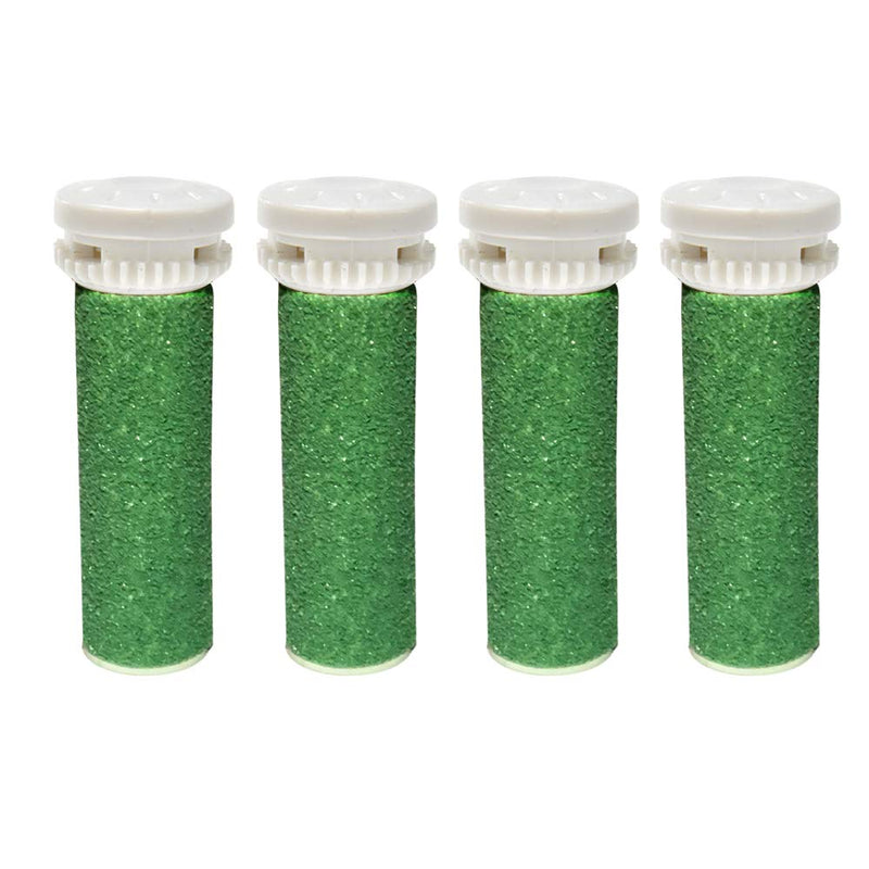 4 Pack Extra Coarse Green Replacement Roller Refills Compatible with Scholl Express Pedi Foot Smoother 4 Pack - BeesActive Australia
