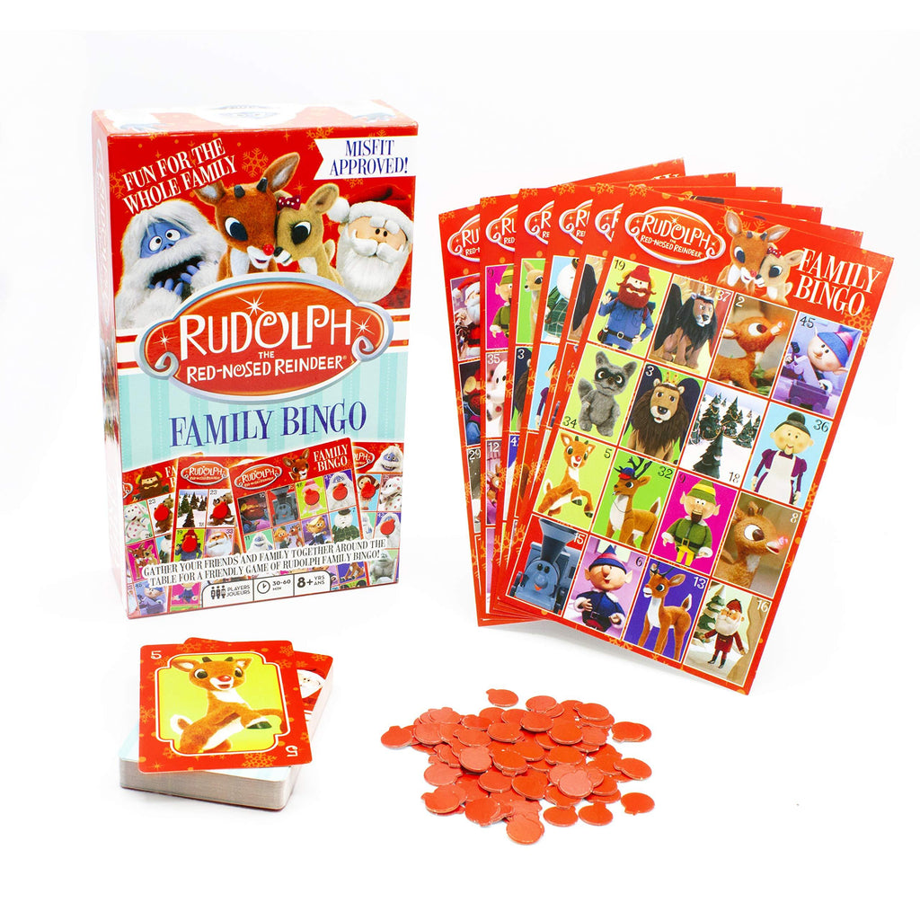 [AUSTRALIA] - Aquarius Rudolph The Red Nosed Reindeer Family Bingo, Multicolor 