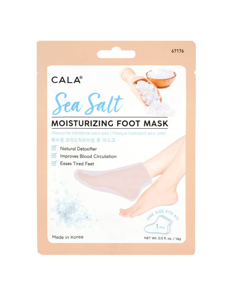 Cala Sea salt moisturizing foot mask 3 count, 3 Count - BeesActive Australia