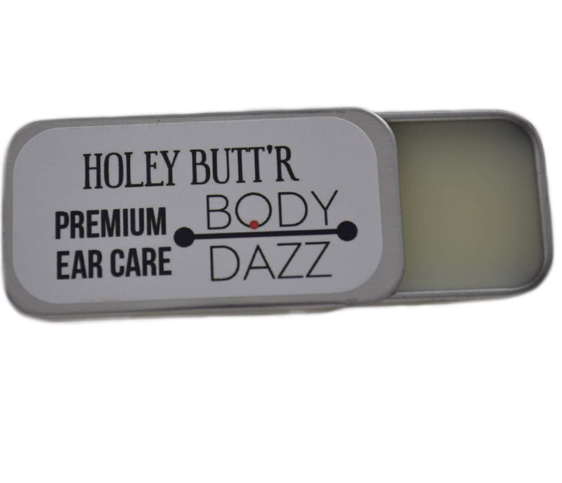Holey Butt'r Premium Ear Stretching Aftercare Balm Cream 10g (.35oz) - BeesActive Australia