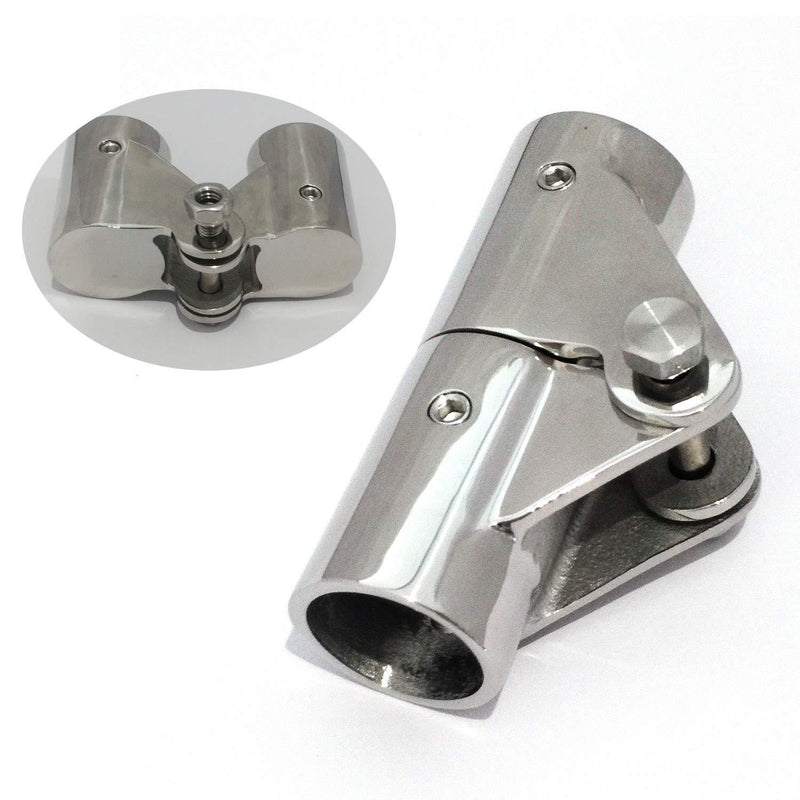 [AUSTRALIA] - NRC&XRC 316SS Boat Tube Connector,Boat Rail Fittings Folding Swivel Connector for 1" 7/8INCH O.D. Tube/Pipe of Marine Boat Yacht FOR 1 inch O.D Tube 