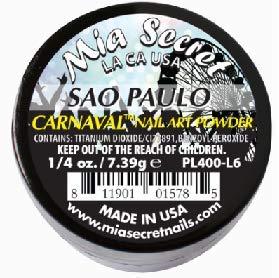 Mia Secret Nail Art Powder Carnaval Collection - .25 oz (Sao Paulo) Sao Paulo - BeesActive Australia