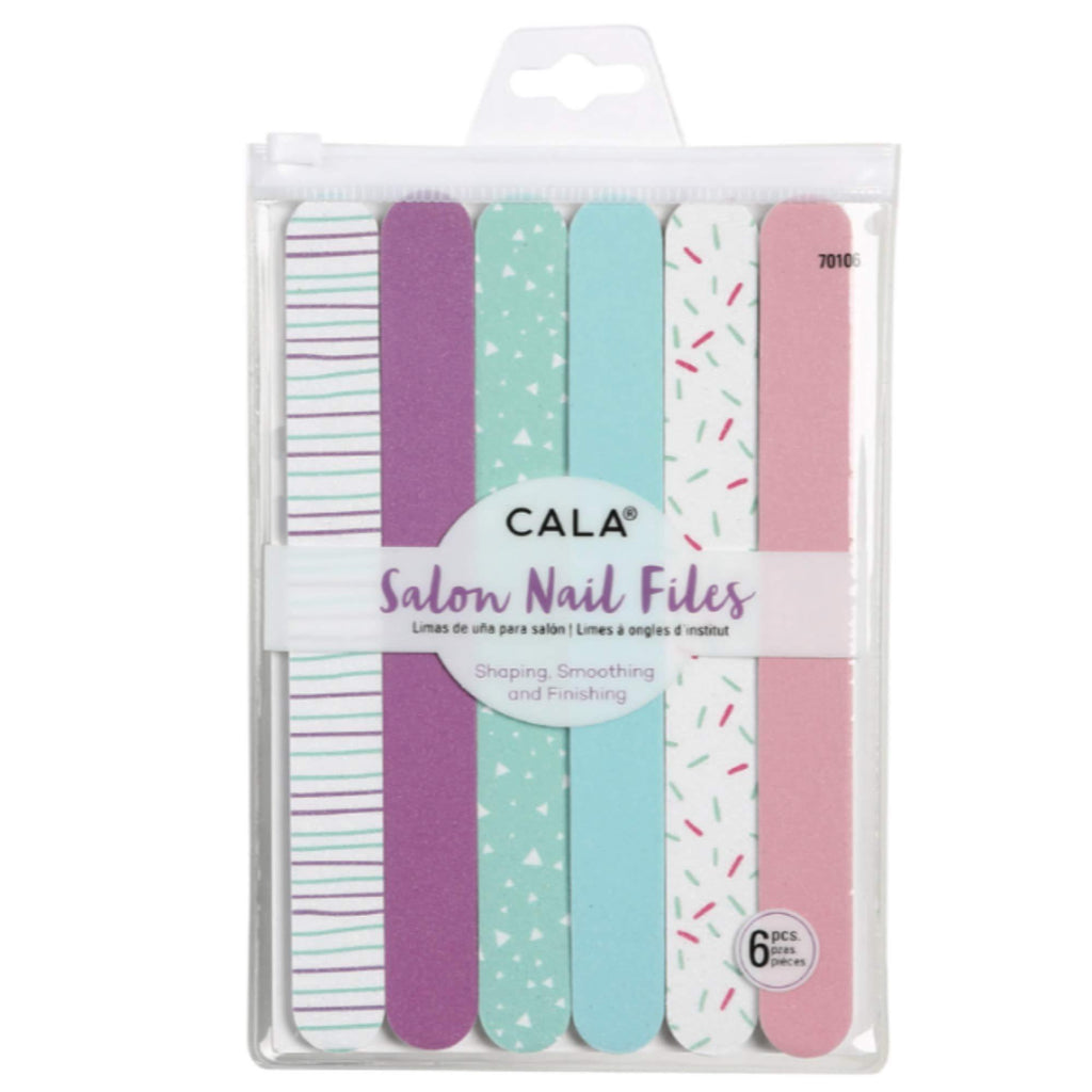 Cala Cupcake nail files 6 count, 6 Count - BeesActive Australia