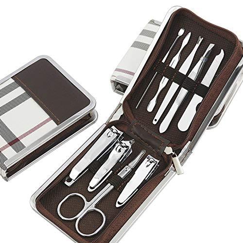 Manicure, Pedicure Kit, Personal Nail Clippers Set Stainless Steel Nail Kit Manicure Set Nail Clippers Pedicure Tools for Men Women - BeesActive Australia