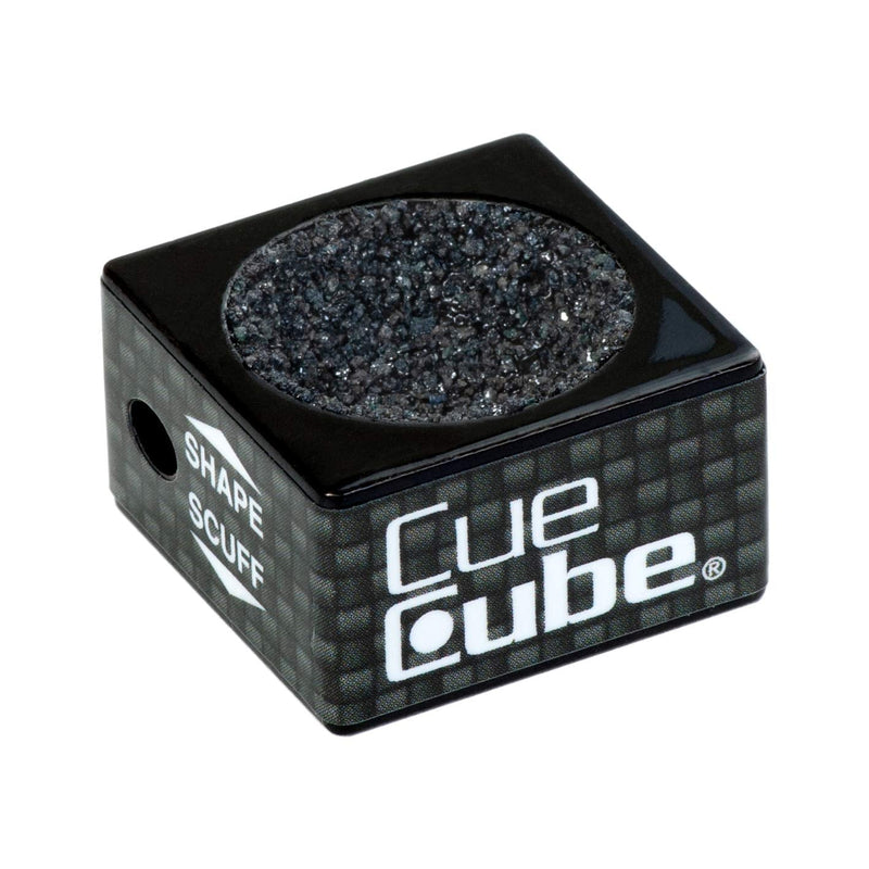 Cue Cube Pool Billiard Cue TIP Tool 2 in 1 Shaper Scuffer Nickel or Dime Radius Choose Your Color Dime (.353") Black - BeesActive Australia
