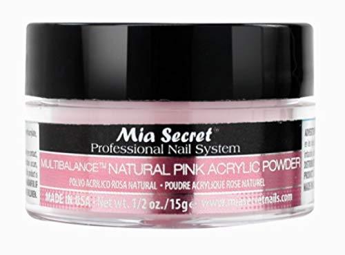 Mia Secret Acrylic Nail Powder - 1/2 oz. Multibalance Natural Pink - BeesActive Australia