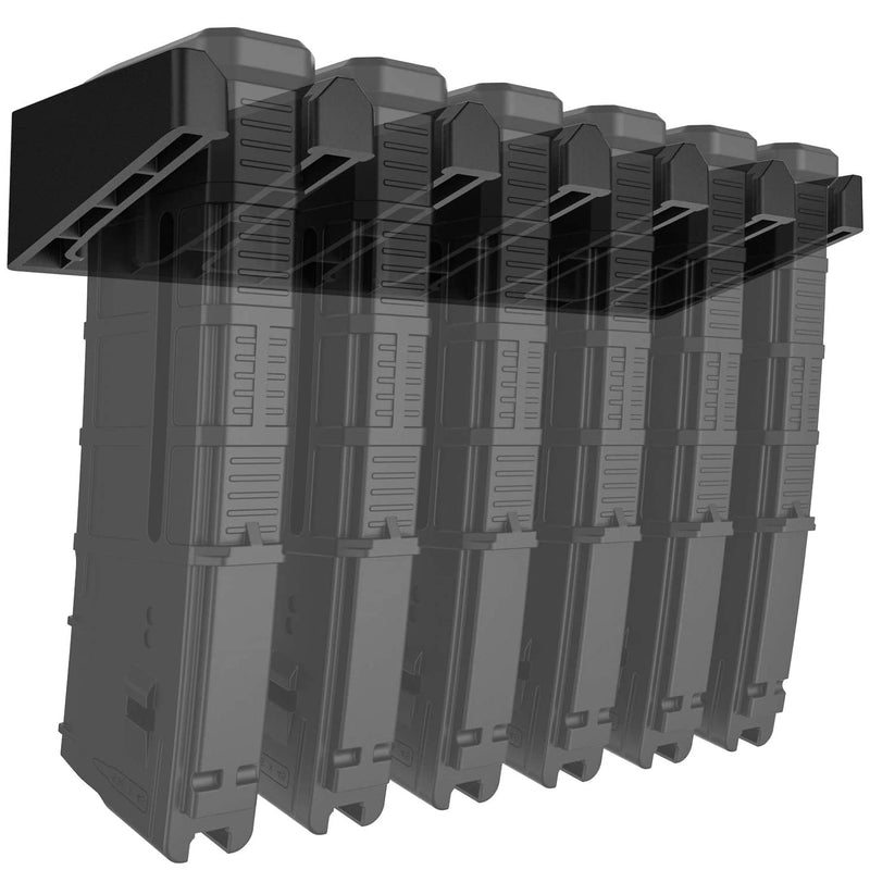 Solid ABS Standard PMAG Wall Mount, Mag Holder, Home Magazine Storage Rack 6 x PMAG Mount 1 Pack - BeesActive Australia