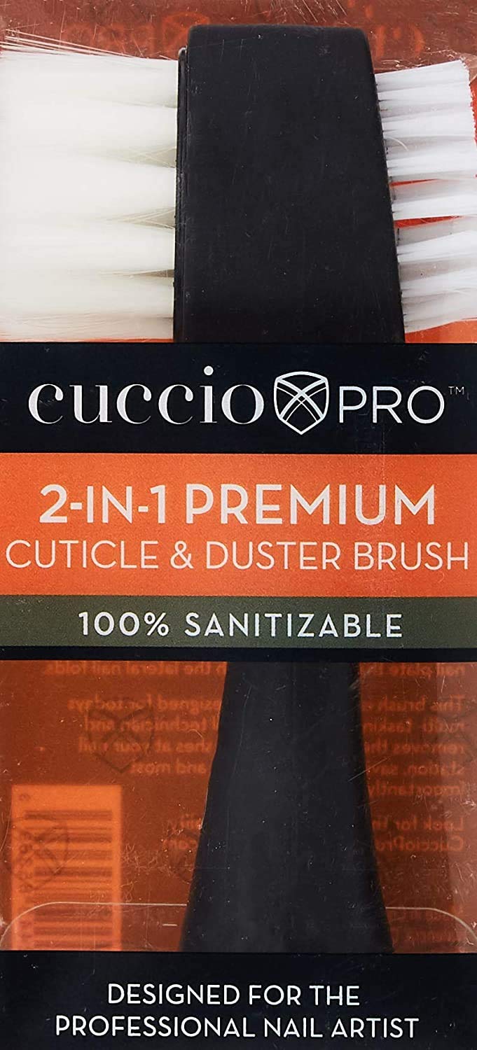 Cuccio Pro 2-in-1 Premium Cuticle & Duster Brush 1 Pc - BeesActive Australia