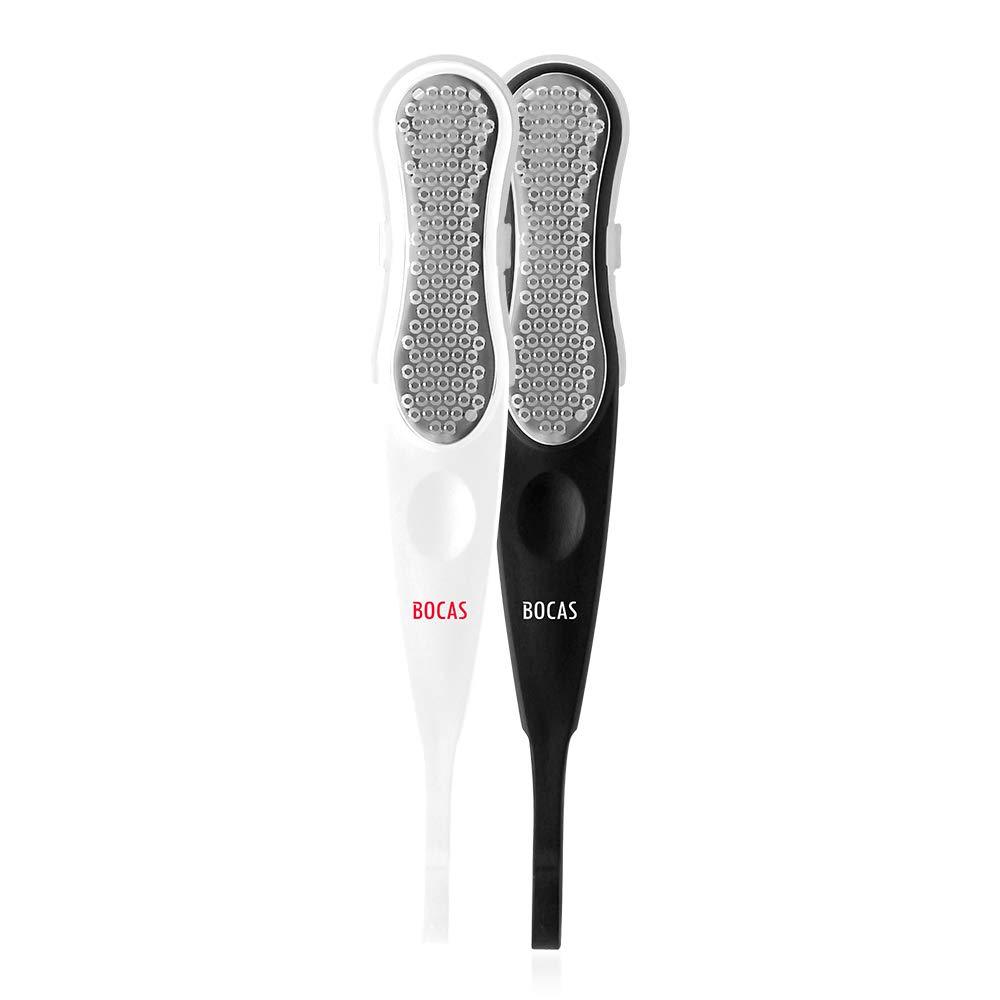 Bocas Pedicure Foot File Callus Remover FC2000(Color Random Shipment) Foot Rasp Professional Stainless Steel Callus File for Wet and Dry Feet Foot Care Metal Surface Tool To Remove Hard Skin - BeesActive Australia
