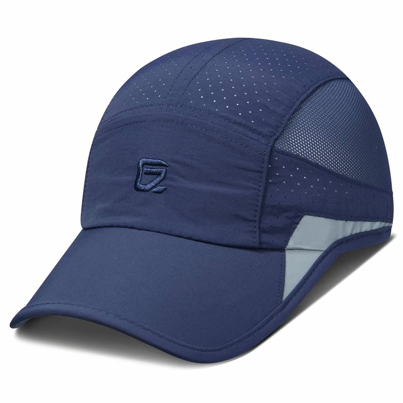 GADIEMKENSD Unstructured Reflective Breathable Sports Cap for Men and Women Navy 7-7 1/2 - BeesActive Australia