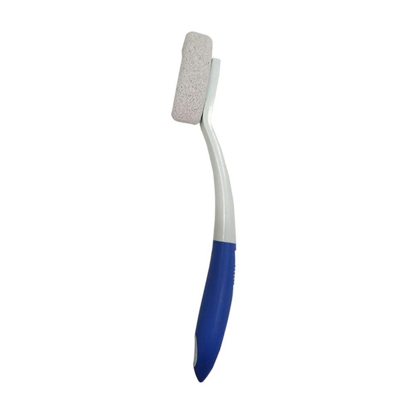 Healifty Pumice Stone Lava Pedicure Tools Long Handle Hard Skin Remover for Hands Foot File Exfoliation (Blue) - BeesActive Australia