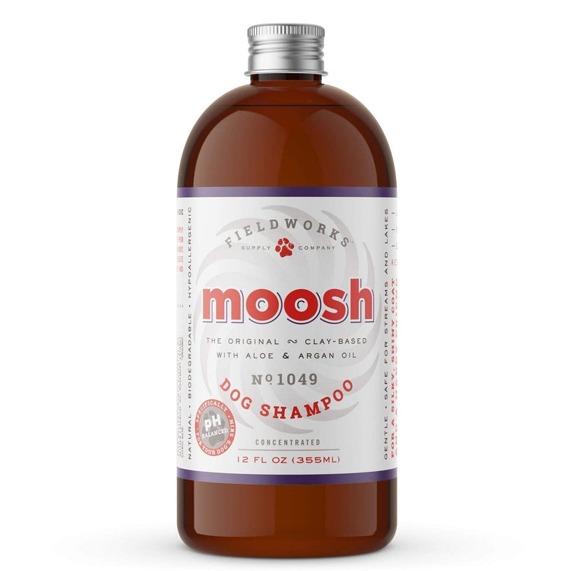 Moosh Natural Dog Shampoo – Promotes Healthy Hair, Coat and Skin. Helps Hot Spots, Dry Itchy Skin, Allergies. Pet Odor Eliminator – Grooming Shampoo. Shea Butter, Argan Oil, Aloe Vera, Bentonite Clay 1 Bottle - BeesActive Australia