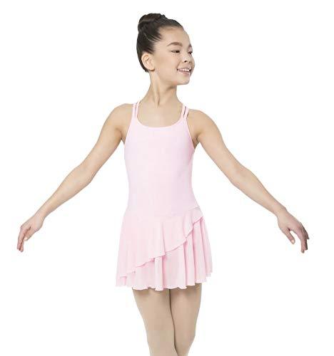 [AUSTRALIA] - Leotard Dress Girls Size Medium Child Strappy Back Princess Pink 