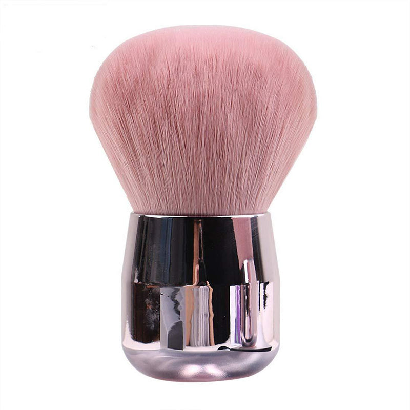 Dual Use Pink Soft Cosmetic Powder Makeup Face Foundation Brush Nail Dust Cleaning Brush for Acrylic Dipping Powder UV Gel Remover Cleaner Brushes Pack of 1, HJ-NB107 - BeesActive Australia