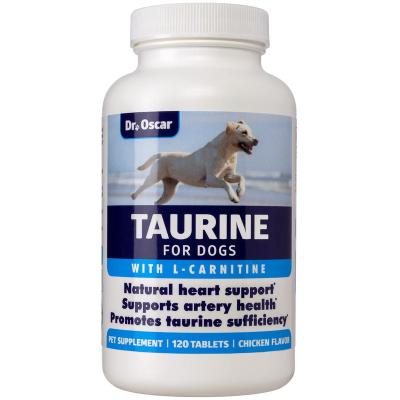 Taurine Supplement for Dogs, Meets RDA of 500 mg per 25lbs Weight Unlike Most Competitors, 120ct, Vet Endorsed for Enlarged Heart (DCM), Congestive Heart Failure (CHF) Taurine Deficiency, Heart Murmur - BeesActive Australia