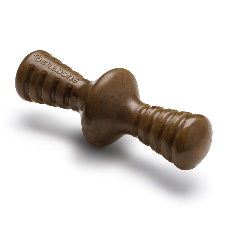 Benebone Zaggler Rolling Dog Chew Toy for Aggressive Chewers, Real Flavors, Made in USA REAL Bacon Medium - BeesActive Australia