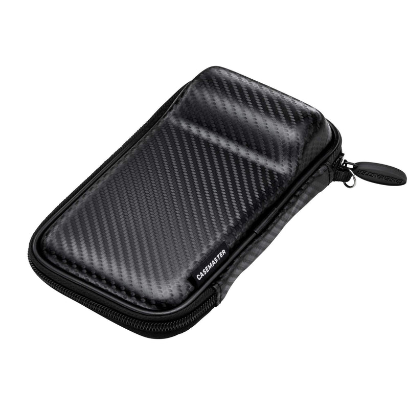 [AUSTRALIA] - Casemaster Sport Dart Case, Hold One Set of Darts and Features Built-in Storage for Flights, Tips and Shafts Black 