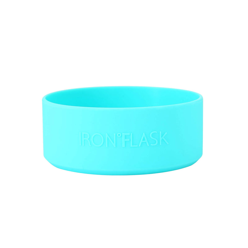 IRON °FLASK Protective Silicone Boot for Wide and Narrow Mouth Bottles 12 oz - 64 oz for Sports Water Bottles Accessories Sleeve Aquamarine Fits 12oz to 24oz Bottles - BeesActive Australia