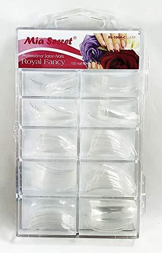 Mia Secret Royal Fancy Nail Tips 100 Pieces (Clear) Clear - BeesActive Australia