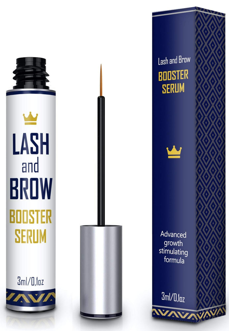 Natural Lash Growth Serum - Eyebrow Growth Enhancer - Eyelash Booster to Grow Longer Eyelashes - Lash Boost & Brow Enhancing Serum - BeesActive Australia