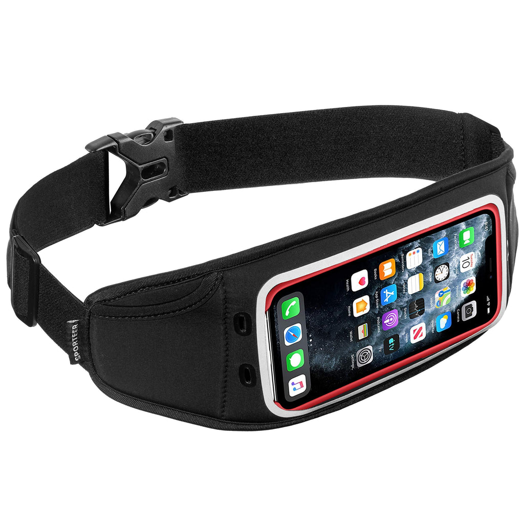 [AUSTRALIA] - Sporteer Zephyr Slim Running Belt - Compatible with iPhone 12 Pro Max, 11 Pro Max, 12, 11, 11 Pro, Xs Max, Galaxy S20+, S20, S10+, S10, Note 10+, Note 10, S9, S9+, Pixel, and MANY More Phones & Cases 