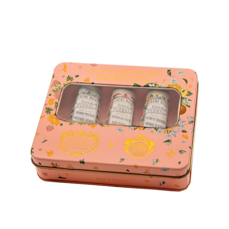 Panier des Sens Hand Cream gift box - Orange Blossom, Jasmine & Geranium - Made in France - 3 x 1Floz/30ml - BeesActive Australia