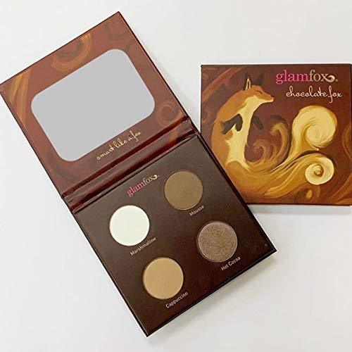 GlamFox Natural Vegan Eye Shadow Palette, Chocolate Fox (Warm Brown and Neutral Tones), 0.2 Pound - BeesActive Australia